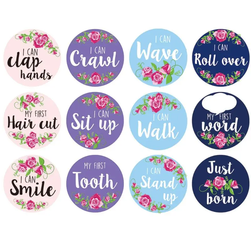 Premium Baby Monthly Stickers Baby Pregnant Women Photograph Sticker Fun Month Milestone Stickers DIY Kid Souvenirs Prop Premium Baby Monthly Stickers Baby Pregnant Women Photograph Sticker Fun Month Milestone Stickers DIY Kid Souvenirs Prop