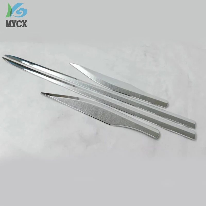 

4PCS Accessories NEW! ABS Chrome Car Body Door Side Molding Trim Ring FOR Toyota C-HR CHR 2016 2017 2018