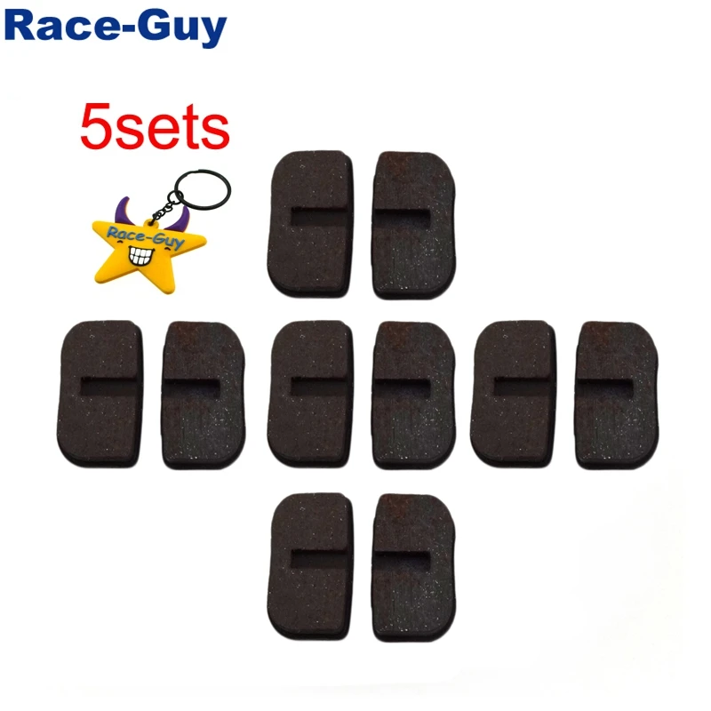 

5sets Disc Brake Rotor Caliper Pads Shoe For 2 Stroke 47cc 49cc Gas Minimoto Pocket Bike Mini Dirt Scooter Kids Crosser