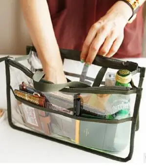 

Korean creative briefcase transparent waterproof PVC cosmetic bag wash bag