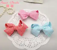 15 pcs/3C ฤดูร้อนแฟชั่นน่ารักลายโบว์หญิง Hairpins ของแข็ง Kawaii Bowknot คลิปผมอุปกรณ์เสริมผม Headwear