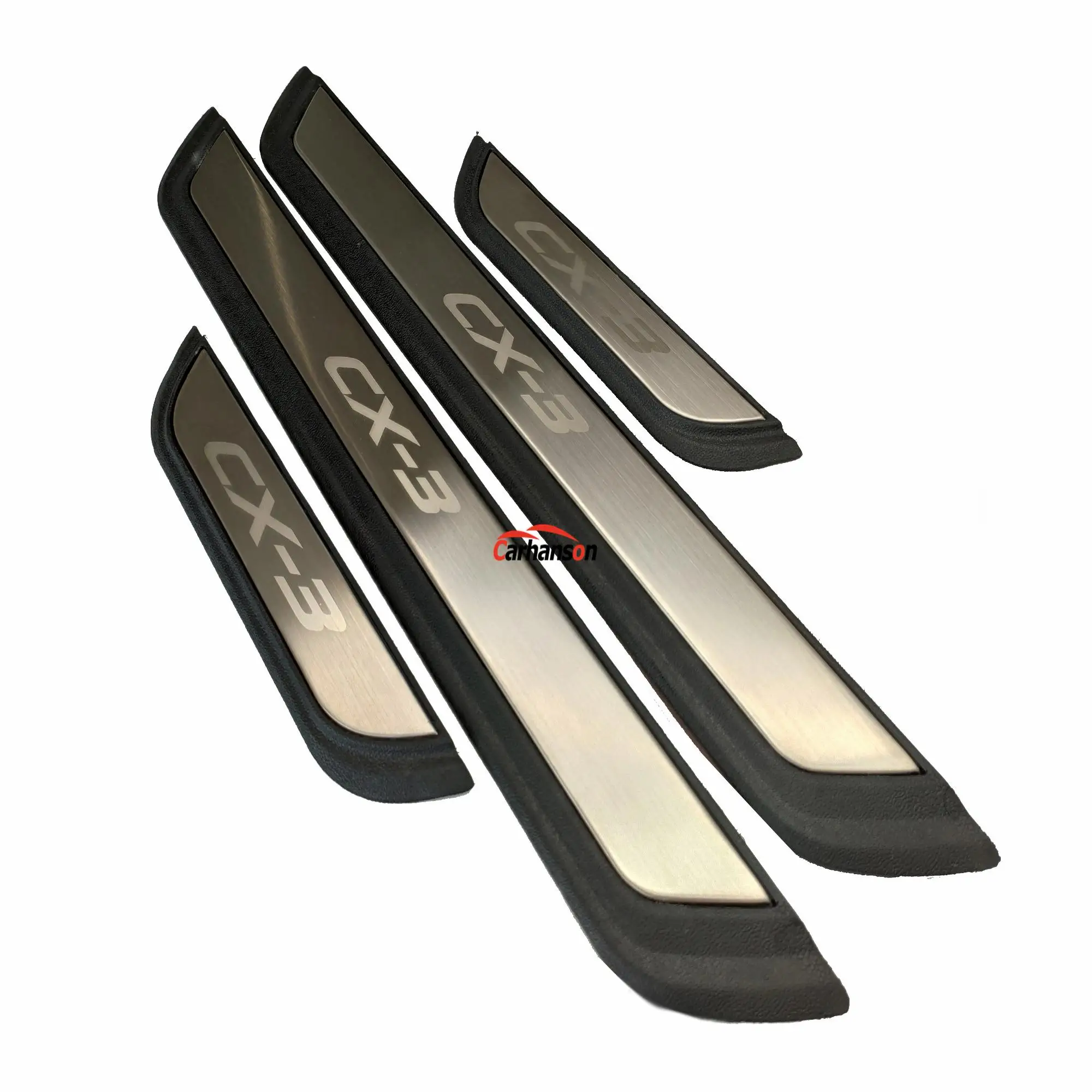 

Car Styling For Mazda Cx-3 Door Sill Trim Protection Stainless Steel Door Sill Guard Protector Car Accessories Sticker 2014 2019