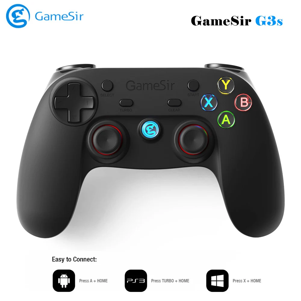 

GameSir G3s Bluetooth Wireless Gaming Controller Gamepad for PC Android Phone Windows PS3 Samsung Tablet Gear VR Game Joystick