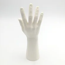 CAMMITEVER уникальный белый мужской манекен ручной с базовой моделью пластиковый манекен в виде рук для продажи