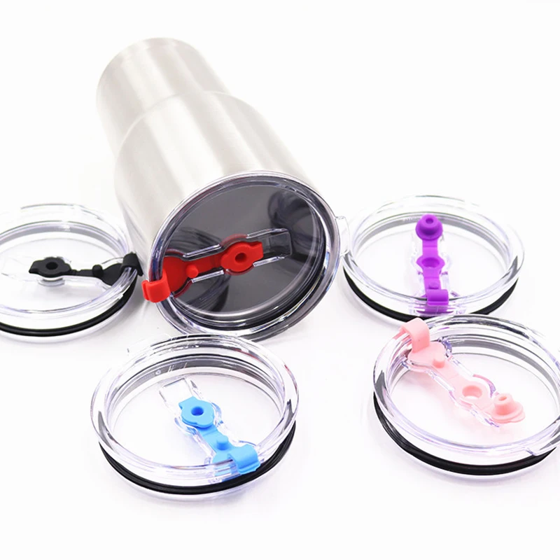 

New Silicone Spill Resistant Lid For 30Oz Yeti Lid Fits Tumbler And More Replacement Tumbler With Straw Hole L003