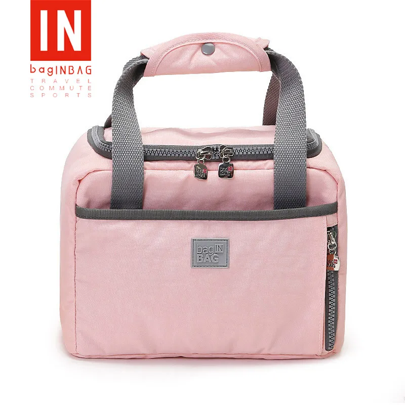 

Tote Canvas Lunch Box Bag Cute Waterproof Aluminum Foil Food Bag Thicken Large Insulated Lunch Bag