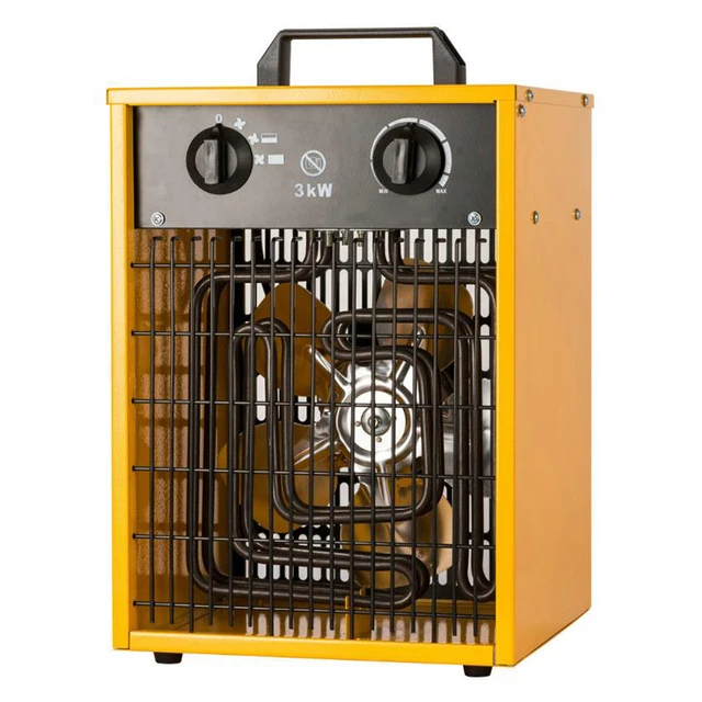 LUSQI 3/5/9KW Electric Heater High Power Blower Radiator Air Warmer Fast  Heat Cold/Hot