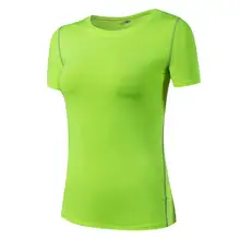 Для женщин про тренажерный зал сжимать танк футболка Фитнес Спортивная Футболка Йога тренировки жилет упражнения Бег Костюмы Бодибилдинг топ 2003