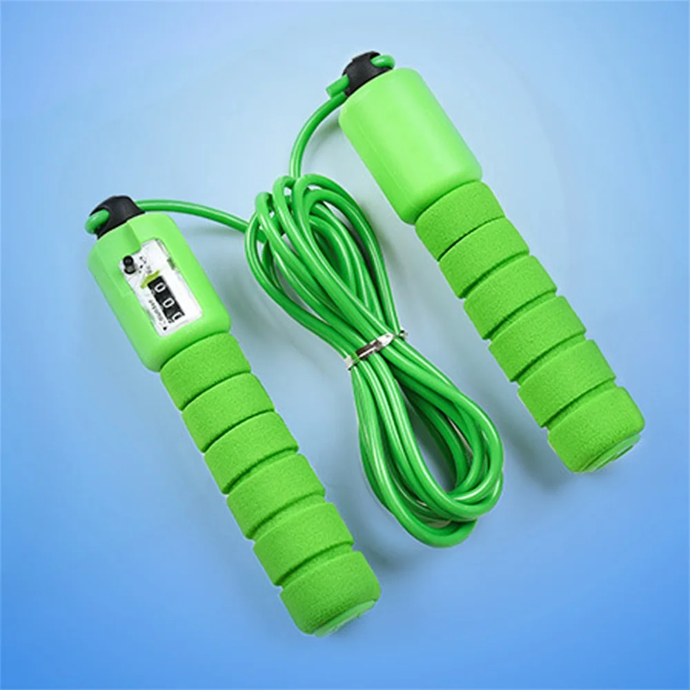 SPORTSHUB Jump Ropes with Counter Sports Fitness Adjustable Fast Speed Counting Jump Skip Rope Skipping Wire NR0132