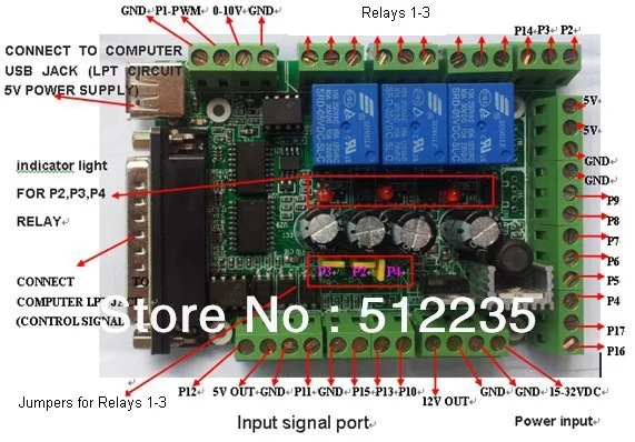 Aliexpress.com : Buy Interface Board MACH3 Interface Board ... geiger counter wiring diagram 