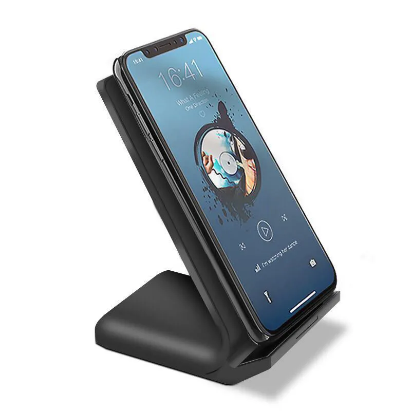 2 в 1 Qi Беспроводное Автомобильное зарядное устройство для iPhone X XS XR Samsung Galaxy S9