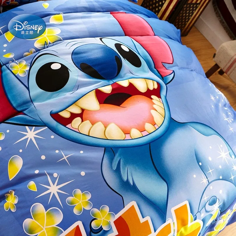 Disney Royal Blue Lilo And Stitch Bedding Sets Children