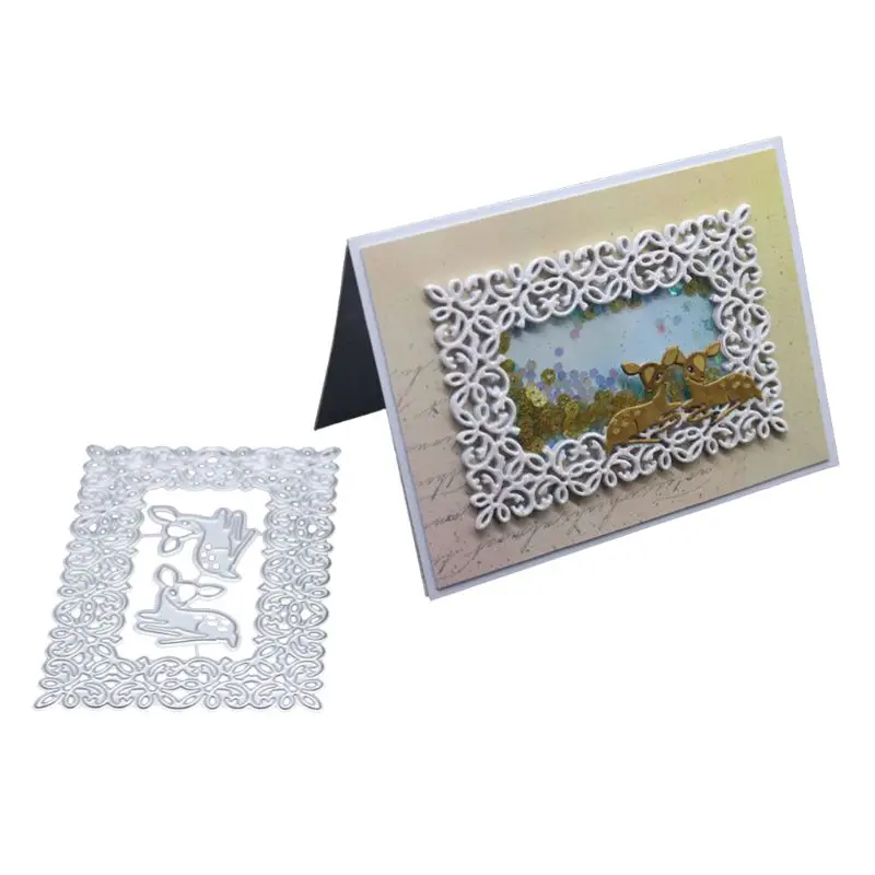 

Deer Metal Cutting Dies Stencil DIY Scrapbooking Album Stamp Paper Card Embossing Craft Decor