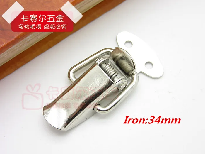 

34mm Iron High Quality Chests Cases Boxes Hardware Toggle Latch Catch Hasp 5pcs