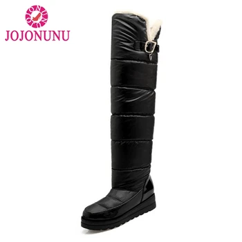 

Snow Boots Women New Arrival Keep Warm Fashion Platform Fur Over Knee Boots Warm Winter Long Botas For Woman Shoes Size 34-43