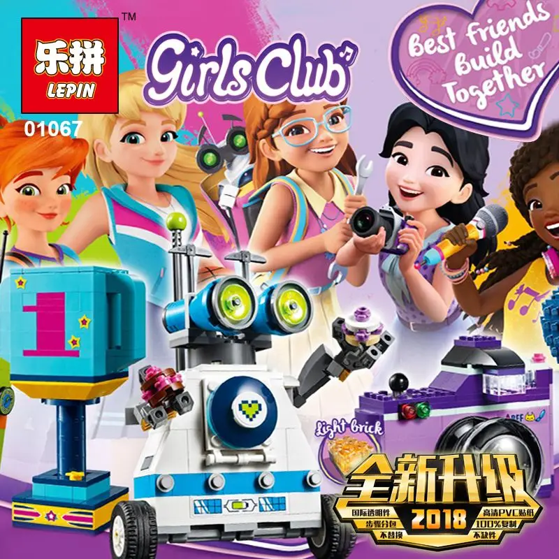 

2018 New Lepin 01067 631Pcs Friends Figures Friendship Box Sets Model Building Kits Blocks Bricks Girl DIY Toy as LegoING 41346