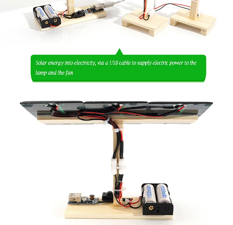 DIY мини солнечная электростанция развивающие игрушки физическая наука эксперимент комплект детский подарок на день рождения с функцией зарядки