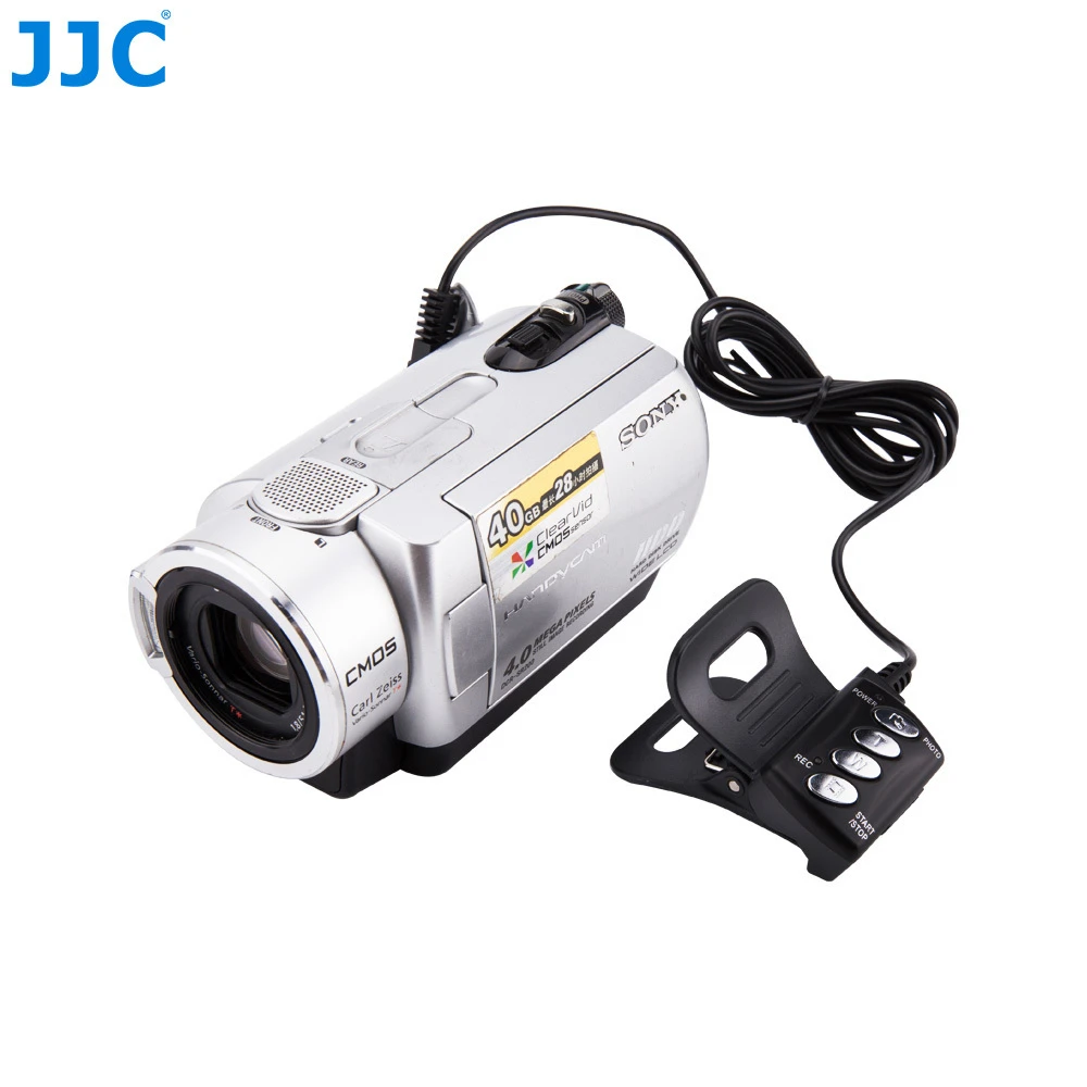 JJC DV Remote Control Photograph Video Controller for SONY Handycam Camcorders with LANC or ACC