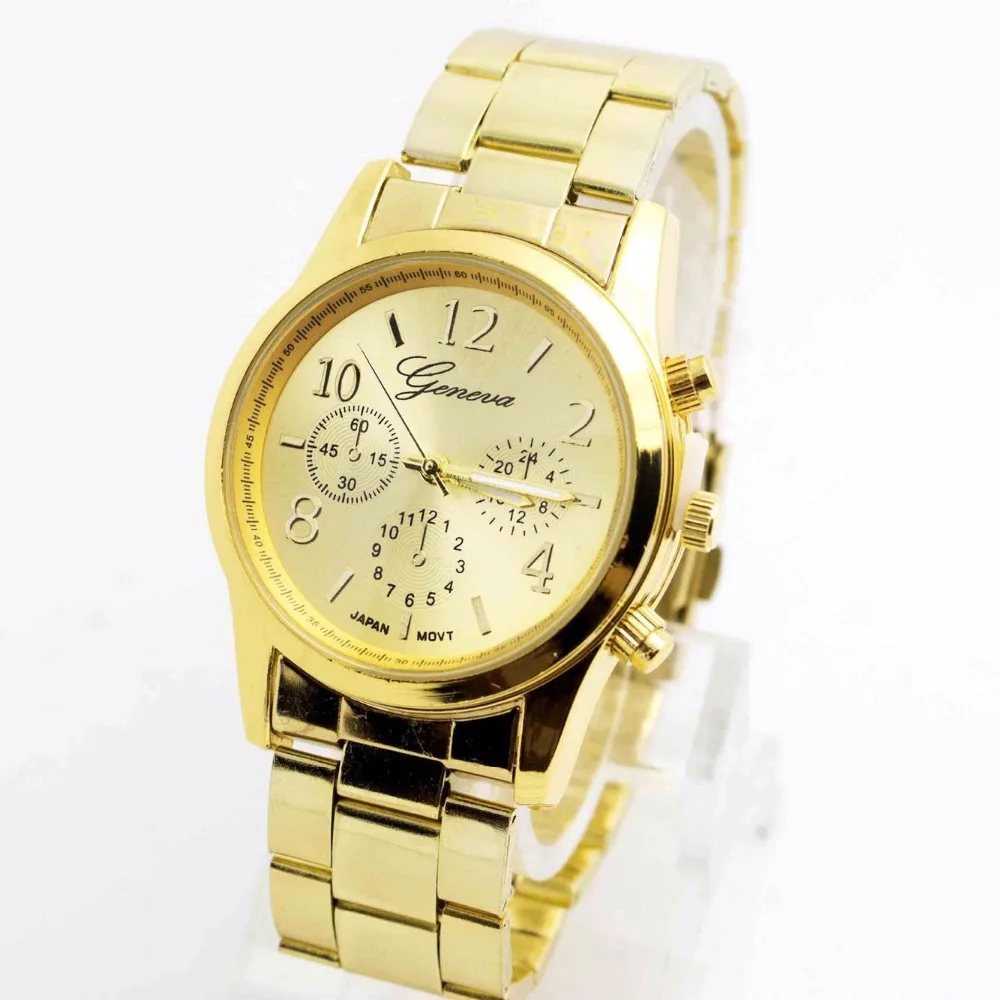 New brand watch. Часы Geneva мужские золотые. Золотые часы Голд тайм мужские. Geneve часы золотые мужские 750. Часы Geneva мужские золотые 585.