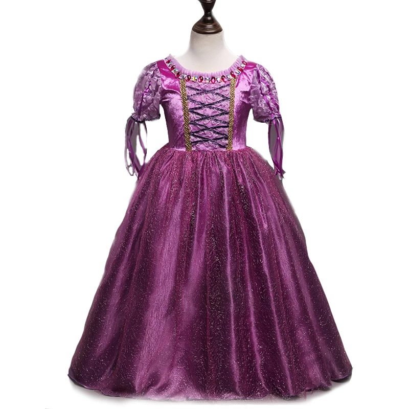 

New Sofia Princess dress Sofia Dresses costume autumn purple girl dresses christmas halloween birthday princesa vestido infantil