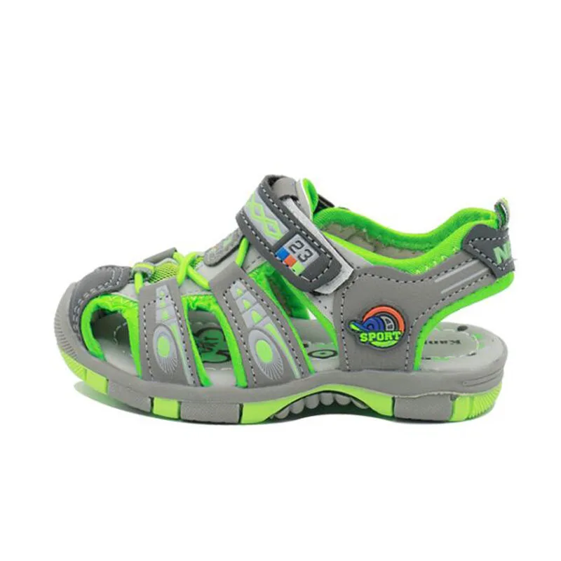 Boys sandals children summer non-slip toddler shoes American Anti Kick beach sandals size 20 to size 31