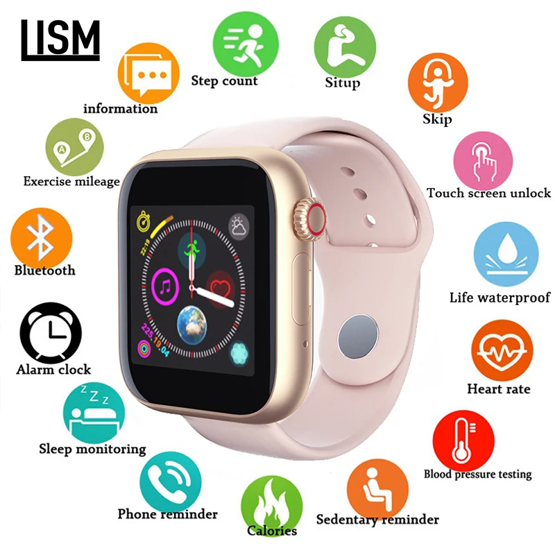 

Smart Watch Men Women Support SIM 2G Android Phone Support TP Card Camera Video Player Bluetooth Call Message For Apple Watch