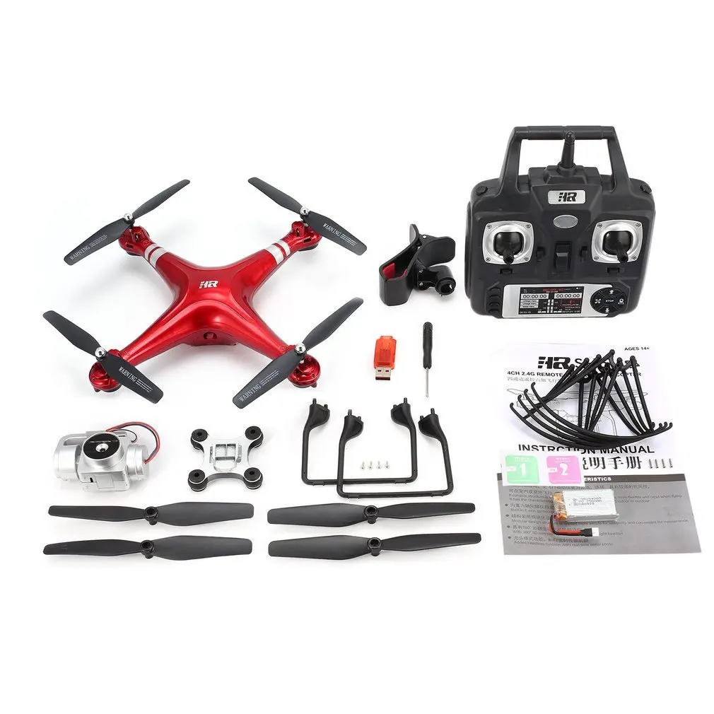 SH5HD 2,4 г FPV Drone RC Quadcopter с 720 P Регулируемая Wi-Fi Камера живое видео высота Удержание Безголовый режим один ключ возврата