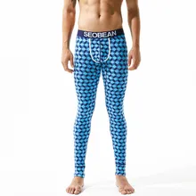 SEOBEAN Для мужчин Термальность Нижнее Бельё для девочек Новинка года осень и зима хлопок тонкий Для мужчин теплые Кальсоны для женщин мужской моды тонкий Эластичные леггинсы