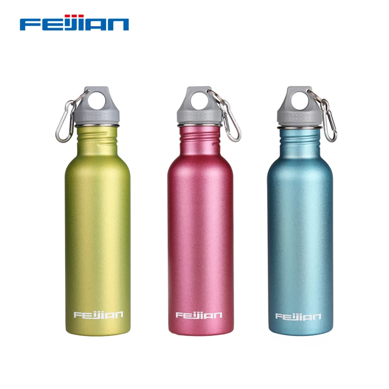 

Feijian Sport Water Bottle Stainless Steel Large capacity Portable Wide Mouth Drinking Outdoor Cycle Kettle flask camp