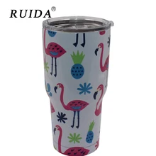 RUIDA Cartoon Mug Thermos Bottle 30oz Stainless Steel Vacuum Flask Travel Coffee Cup for Car Insulated Tumbler Water ST012