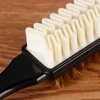 2-Sided Cleaning Brush Rubber Eraser Set Fit for Suede Nubuck Shoes Stain Dust Shoes Brush Steel Plastic Rubber Boot Cleaner 4