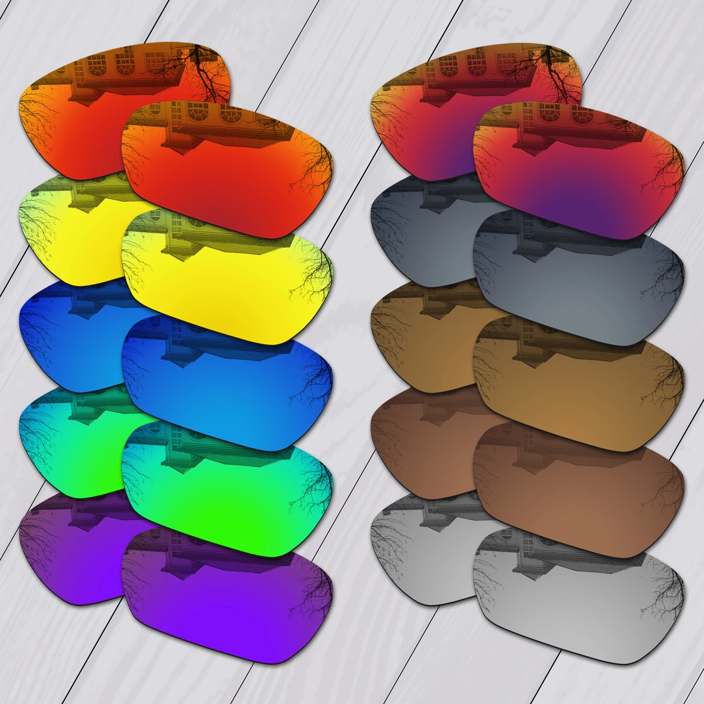 

E.O.S Polarized Enhanced Replacement Lenses for Oakley Inmate Sunglasses - Multiple Choice