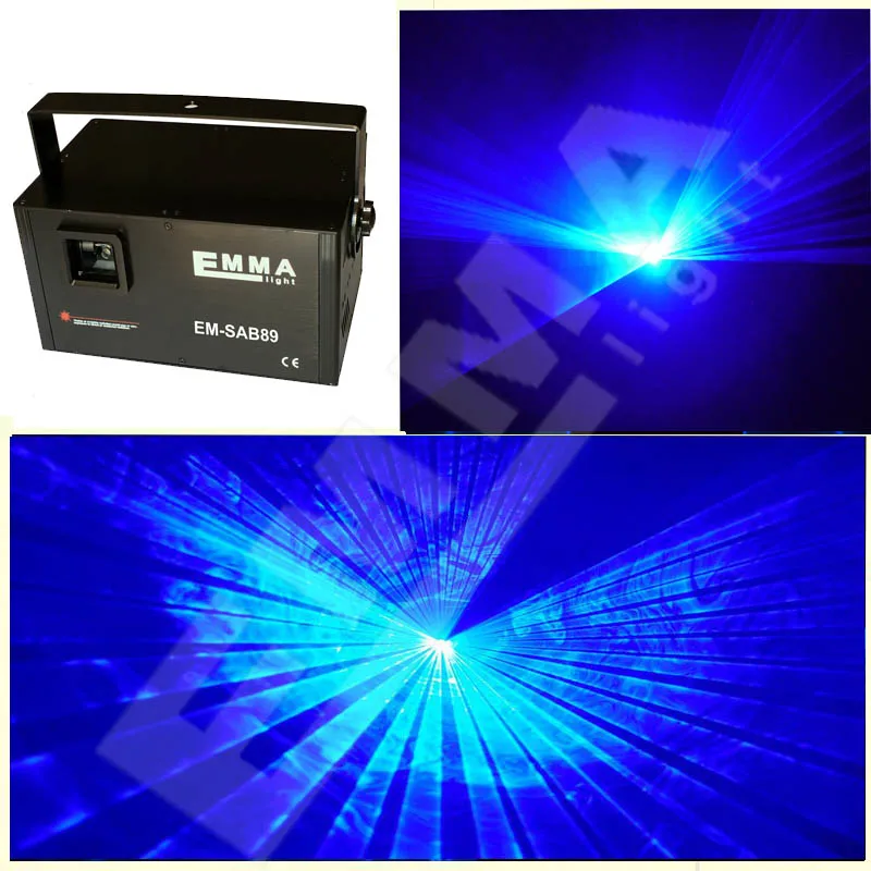 2000mW Blue Animation Laser Light 450nm DMX Stage Lighting Cartoon