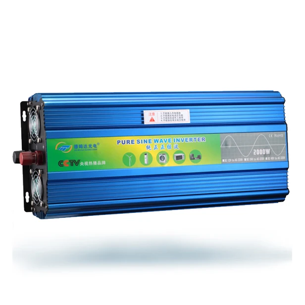 

2000w Pure sine wave off grid single phase 12/24vdc 220vac power inverter battery backup for single phase motors