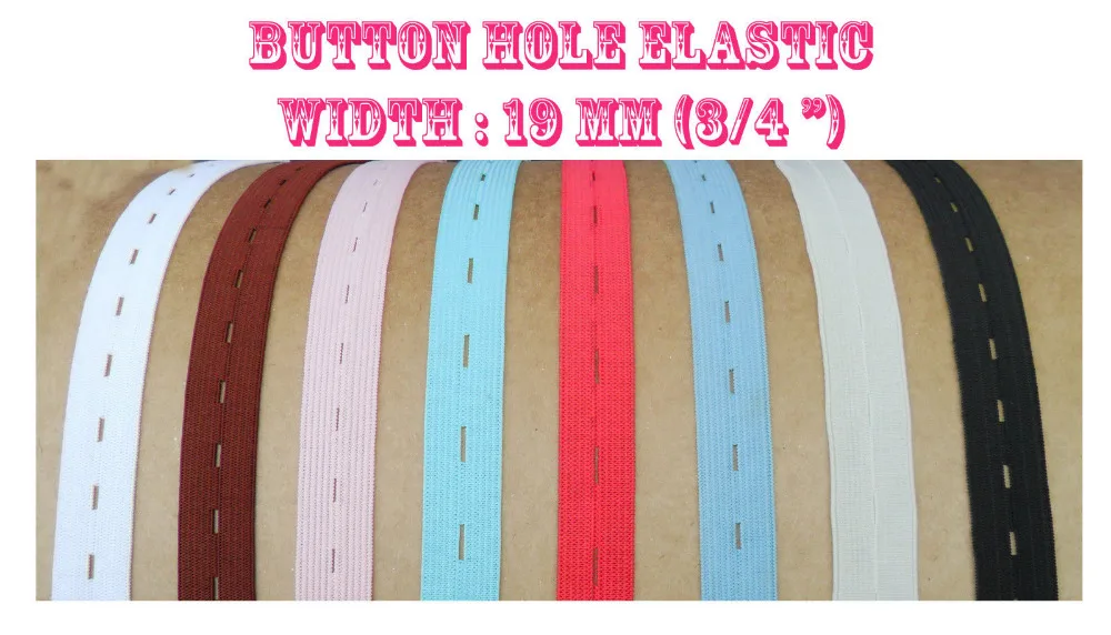 Download Aliexpress.com : Buy Express Free Shipping 3/4" Wide color Button hole Elastic Adjustable Cloth ...