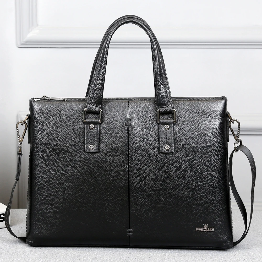 

FSDWG cow genuine leather shoulder bag men's briefcase man messenger bags 2016 new men bag