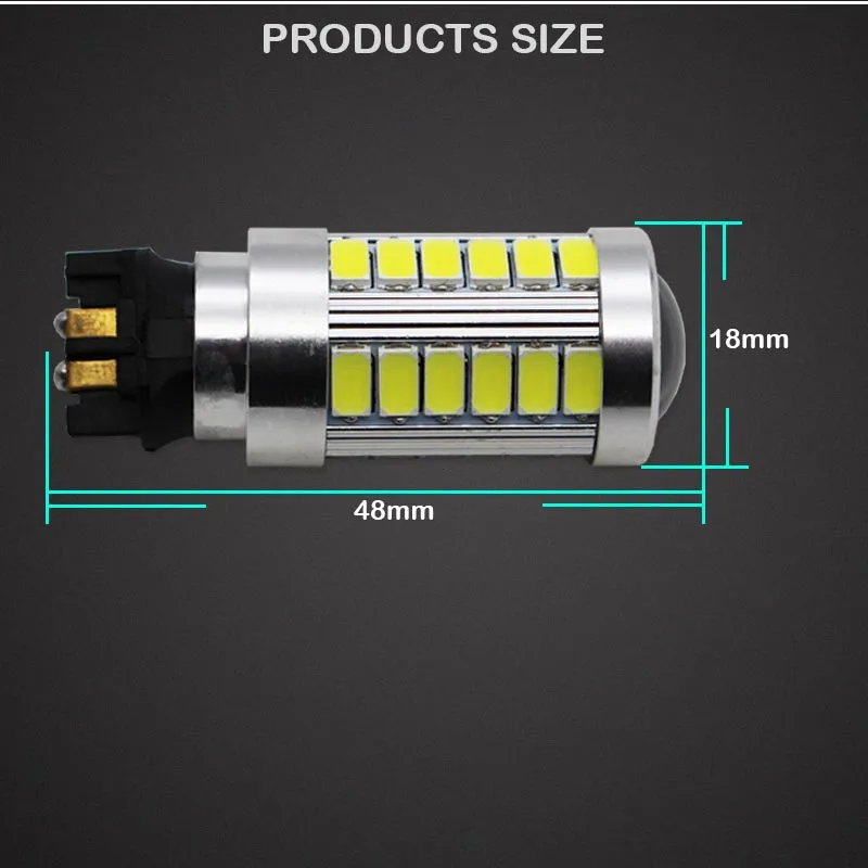 Gtinthebox 33-SMD PW24W PWY24W светодиодный лампы для Audi BMW Volkswagen указатели поворота или Габаритные огни 12В