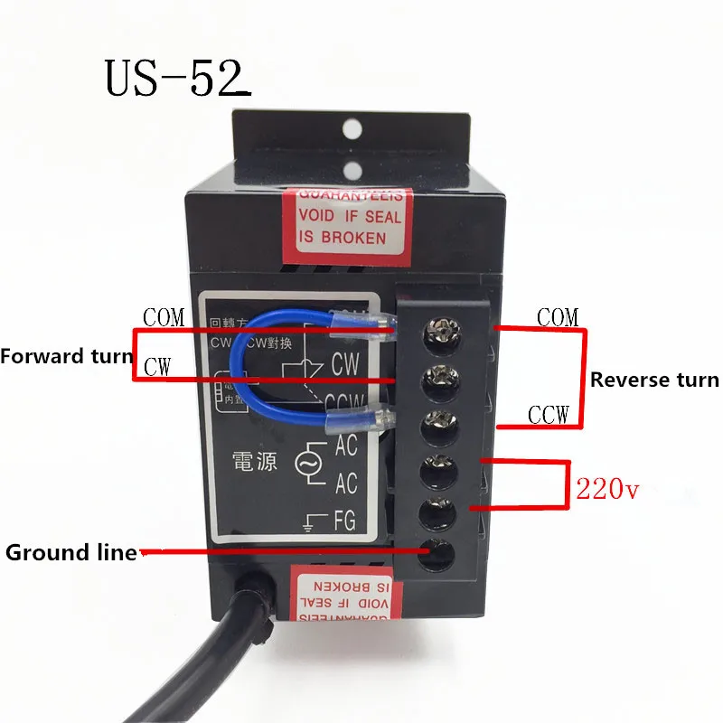 Регулятор скорости 6 Вт 15 25 40 60 90 120 140 180 50 Гц 220 В панель двигателя переменного тока