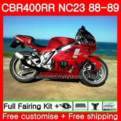 NC23 для HONDA CBR400RR 88 89 90 91 92 93 121SH. 6 NC29 глянцевый красный CBR 400RR 400 CBR400 RR 1988 1989 1990 1991 1992 1993 обтекателя