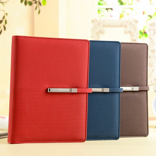 RuiZe faux leather spiral notebook A5 planner agenda organizer 6 ring