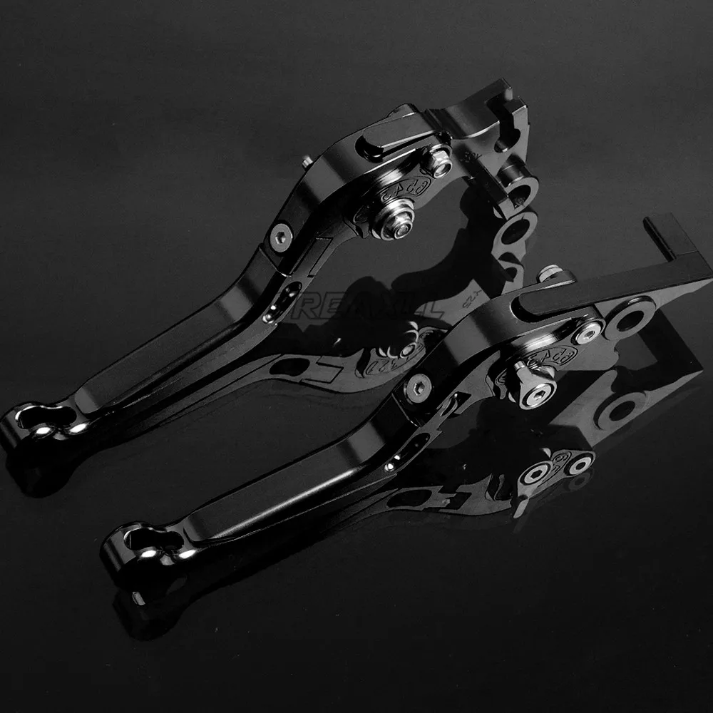 CNC Алюминиевые мотоциклетные Рычаги мотоцикла сцепные рычаги складной выдвижной для Kawasaki NINJA 250 250R 300 300R 400R - Цвет: NINJA 300R 08-17BK