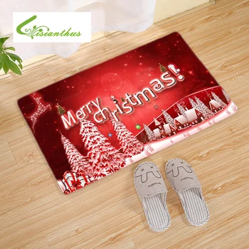 

Flannel Merry Christmas Door Mat Rug Christmas Decoration for Home Santa Claus Christmas Ornaments 2020 Xmas Party New Year