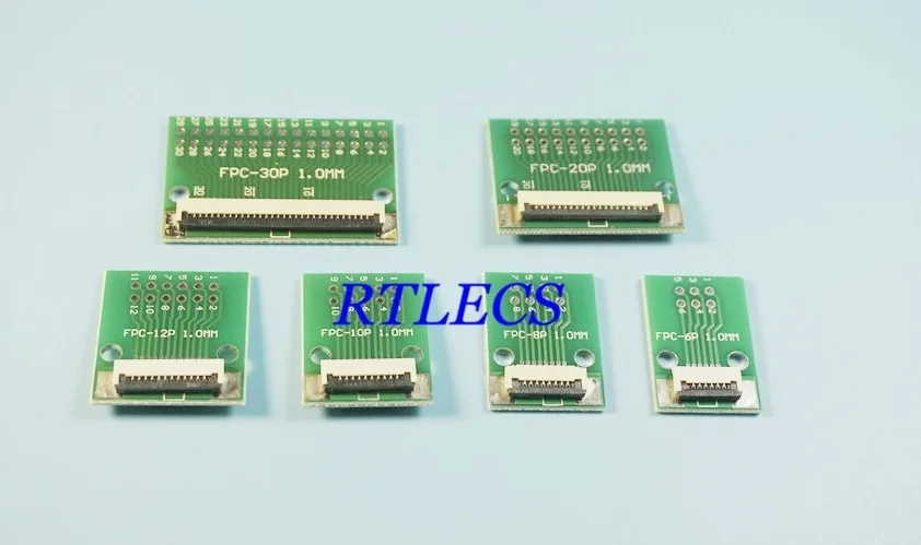 2 шт. гибкие печатные платы FFC кабель 1,0 мм шаг на возраст 6, 8, 10, 12 лет 14 16 20 24 30; большие размеры 34-40 контактный разъем SMT адаптер до 2,54 мм 2 ряда сквозное отверстие DIP печатной платы