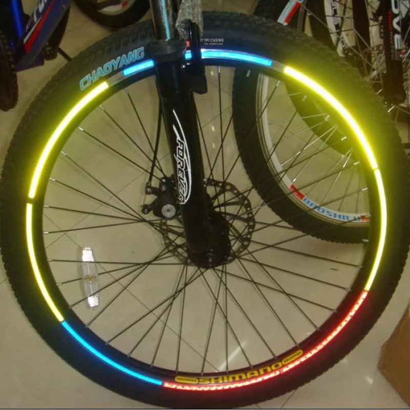 Bicycle Reflective Stickers Cycling MTB Bike Wheel Rim Accessories Cool