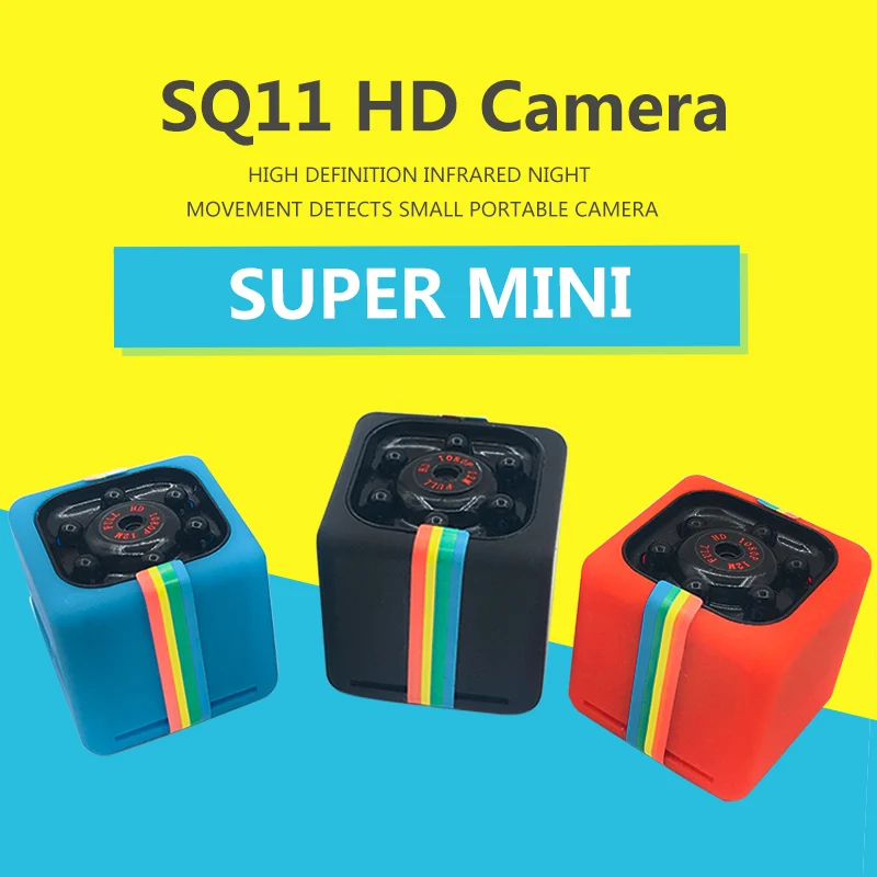 Портативный SQ11 SQ12 HD 1080P Автомобильный домашний CMOS датчик ночного видения