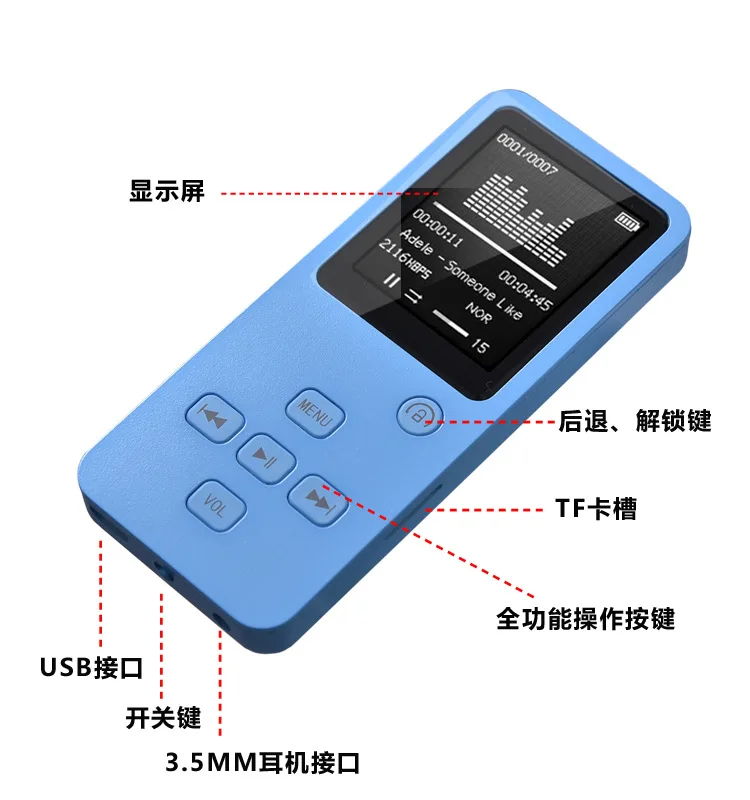 MPLSBO Bluetooth MP3 MP4 плеер 8 Гб оперативной памяти, 16 Гб встроенной памяти, 32 ГБ, Hi-Fi, MP4 спортивные плеер с диктофон ручка с сенсорным экраном карты фм мини Walkman