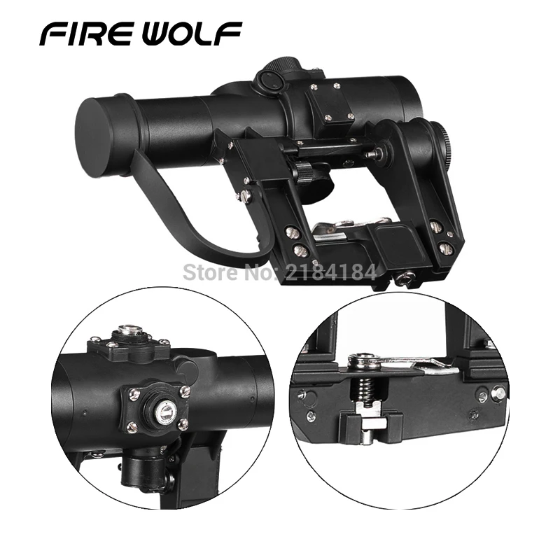 

Recoil Resistant Svd Red Dot Scope Svd 1x24 Scope For Hunting C-more Luneta Para Rifle Ak 47 Riflescope