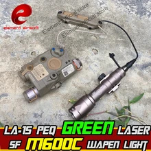 Элемент страйкбол безошибочный M600C тактический фонарь ИК PEQ 15 зеленый лазер руки пистолет лампы двойной Управление переключатель Softair оружие света