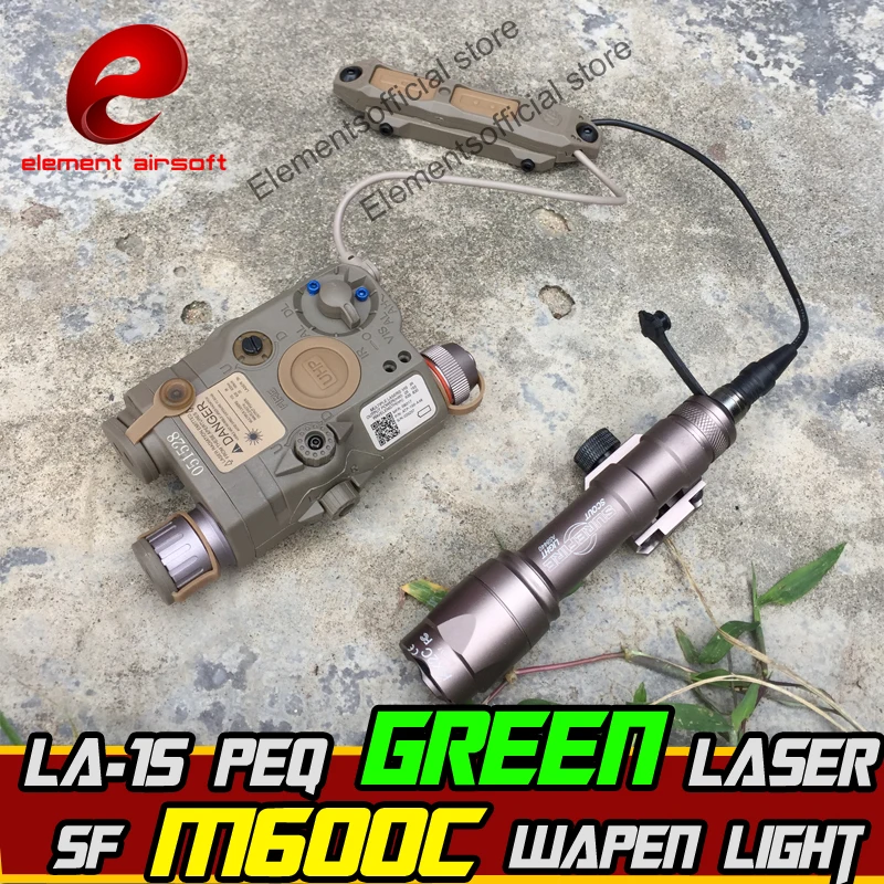 Element Airsoft surefir M600C тактический флэш светильник IR PEQ 15 Зеленая лазерная Оружейная