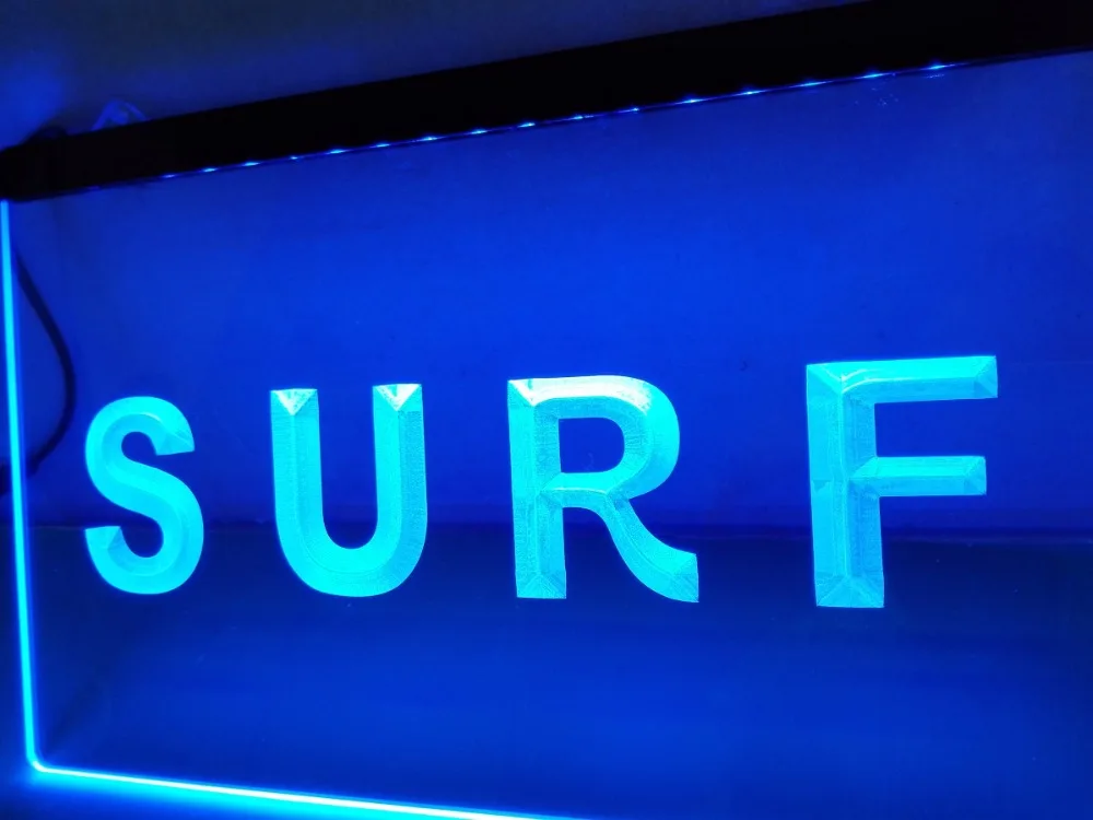

LM005b- Surf Accessory Sell Rent Led Light Sign